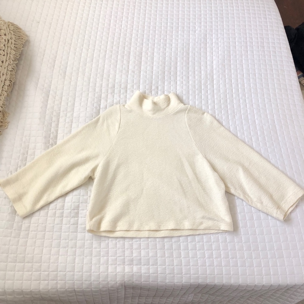 MADEWELL long sleeve mock neck top